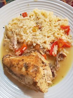 Una foto de Pollo a la Naranja