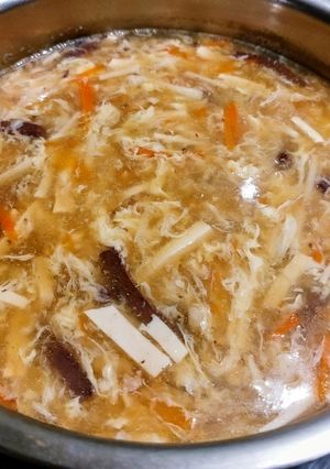 A picture of Hot and Sour Soup.