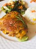Pollo flameado al limón