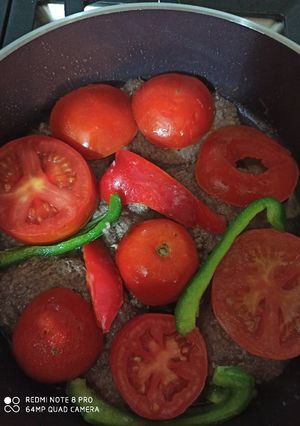 عکسی از دستور کباب تابه ای و کته