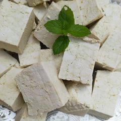 A picture of Tofu/Awara/Soybeans Cheese.