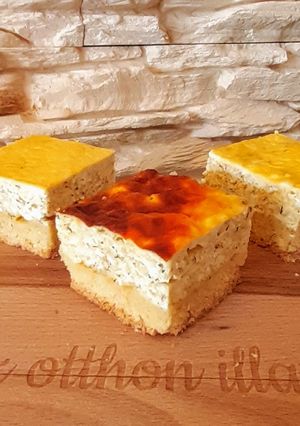 Omlós kapros túrós lepény recept fotója