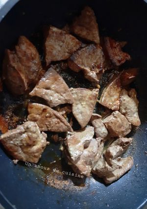 Une photo de Foie de veau poêlé
