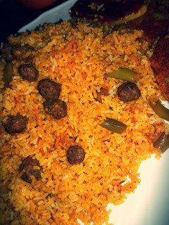 عکسی از دستور لوبیا پلو با قلقلی😍