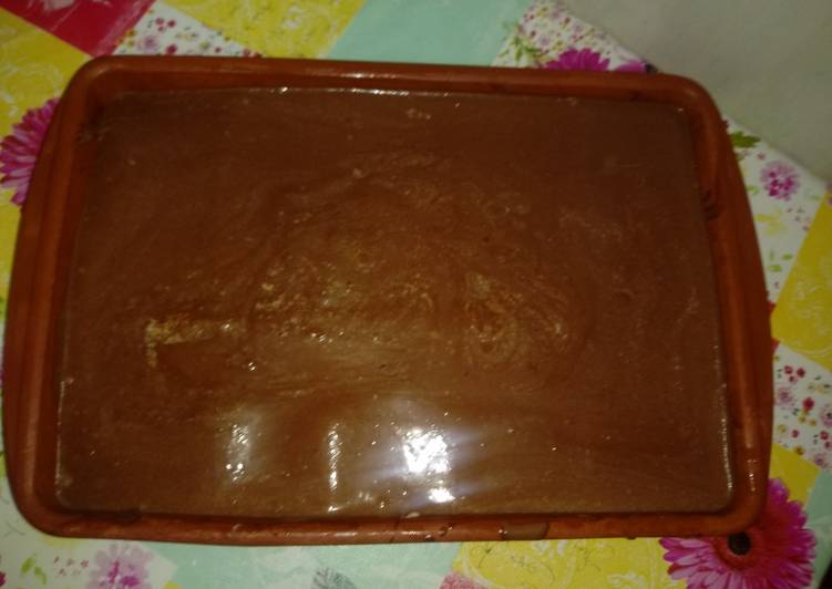 Tarta de galleta y chocolate
