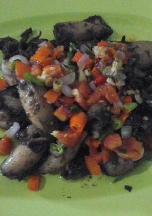 Foto resep Cumi gula asam sambal matah#BikinRamadhanBerkesan