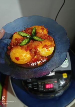 Foto resep Telur balado simpel & enak