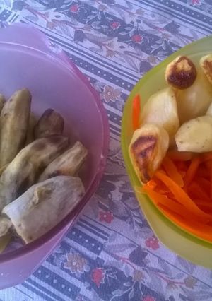 A picture of Grilled vegetables.