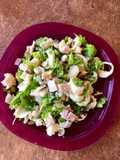 Ensalada rápida de jamón y palmito