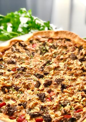 Une photo de Tarte aux champignons et cerneaux de noix