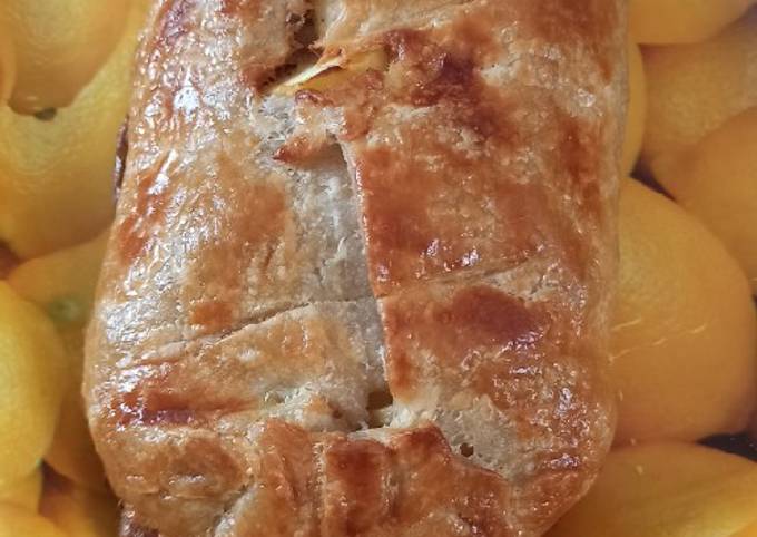 Modo più semplice a Preparare Fatto in casa super veloce Strudel di mele