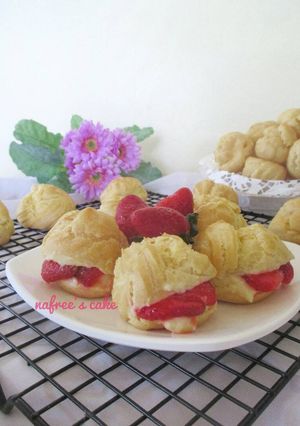 Foto resep Kue sus vla strawberry
