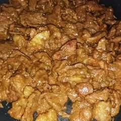 A picture of Sapi Bumbu Merica.