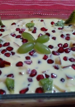 A picture of Mixed Fruit Custard.