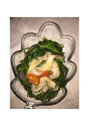 Foto resep Tumis kangkung jamur