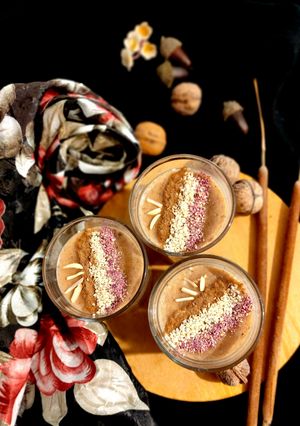 عکسی از دستور پودینگ خرماsolmaz