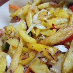 A picture of Potato stir fry.