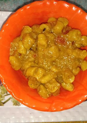 A picture of Besan ke gatte.