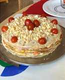 Torta/Torre de panqueques/creps