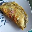 Omelette Jamón Queso Morrón