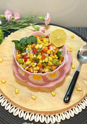 स्वीट कॉर्न चटपटा चाट (Sweet corn Chaat) रेसिपी मुख्य फोटो