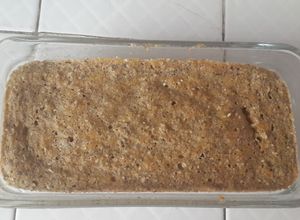 Una foto de Torta de calabaza y avena.  (Sin horno)