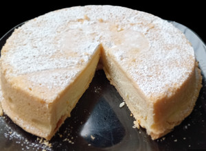 Una foto de Tarta de ricota con masa de aceite