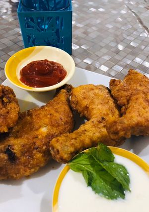 A picture of Chicken KFC style😊.