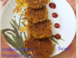 Broken wheat vegetable cutlet