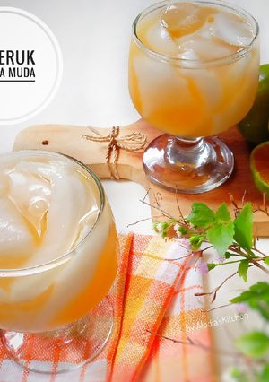 Foto resep 🍊Es Jeruk Kelapa Muda🍊