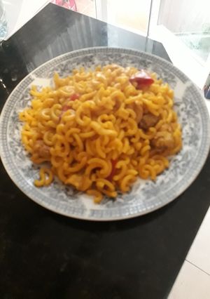 Foto principal de Fideuá con calamares y pollo🐙🐥