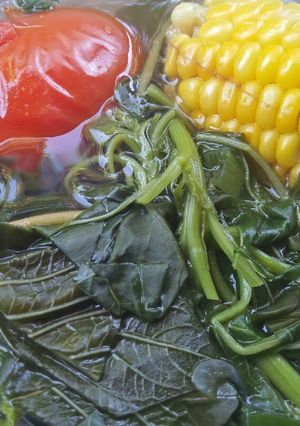 Foto resep Sayur Bayam Bening Jagung dapursabilla