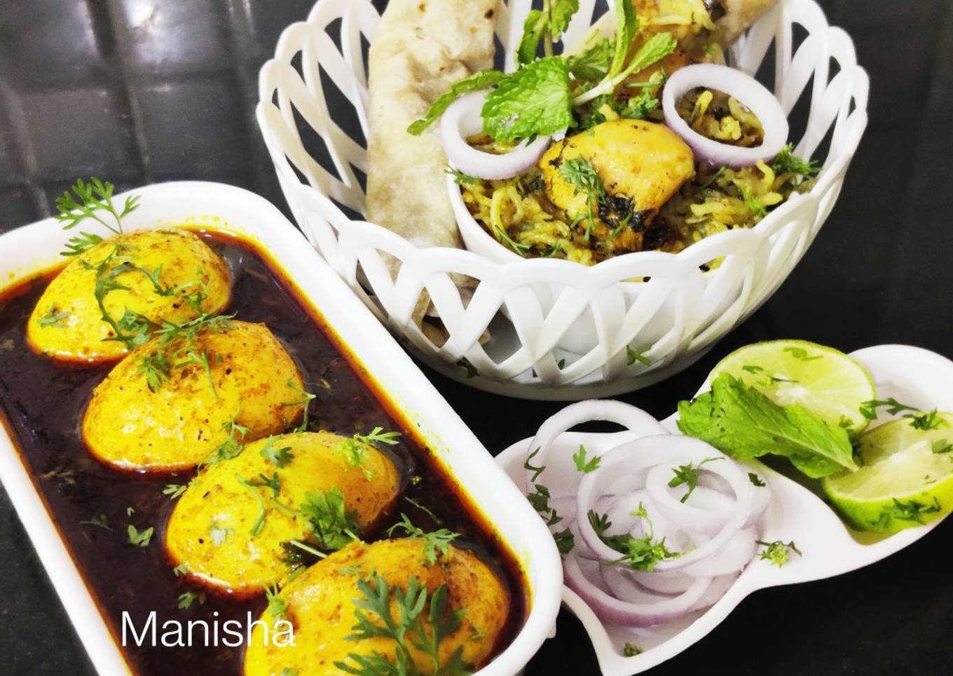 Spicy Anda Curry Meal(Egg Curry Meal)