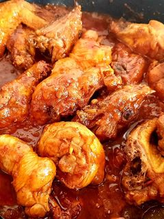 Una foto de Pollo al curry