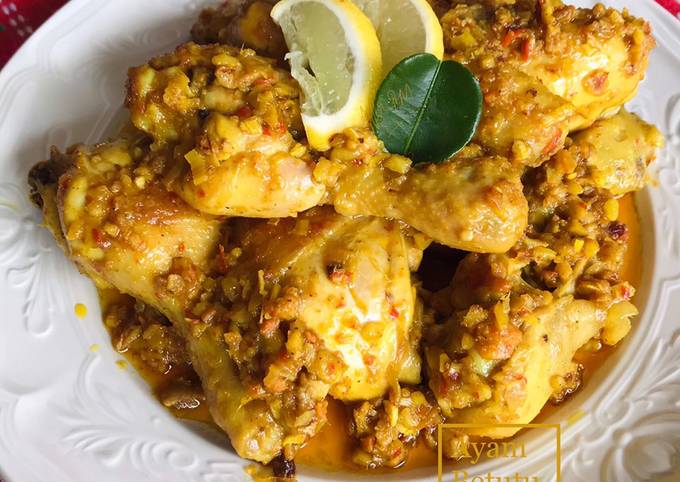 Resep Ayam Betutu (versi ayam negeri) Anti Gagal