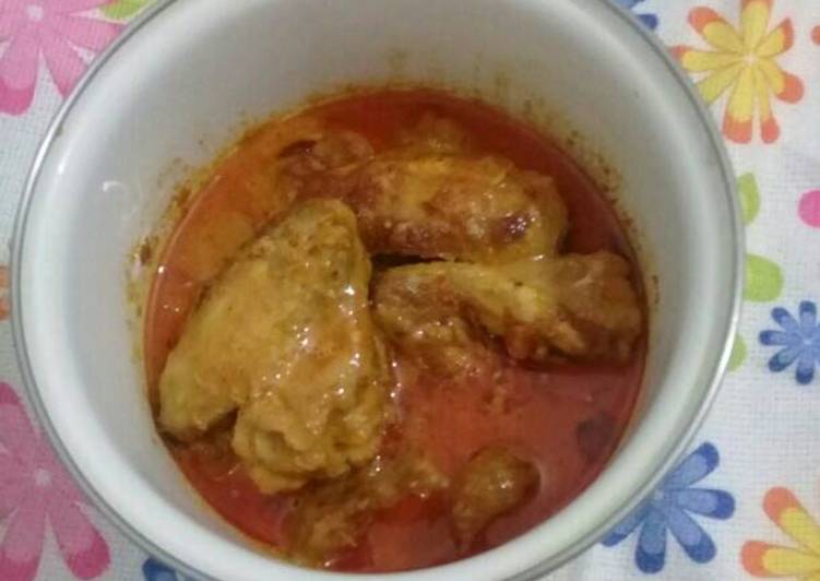 Resep Ayam gulai pedas Anti Gagal