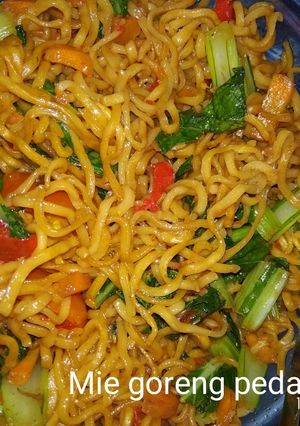 Foto resep Mie goreng pedas gila ala ala bundagibran