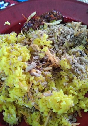 Foto resep Abon Ikan Nasi Kuning Manado