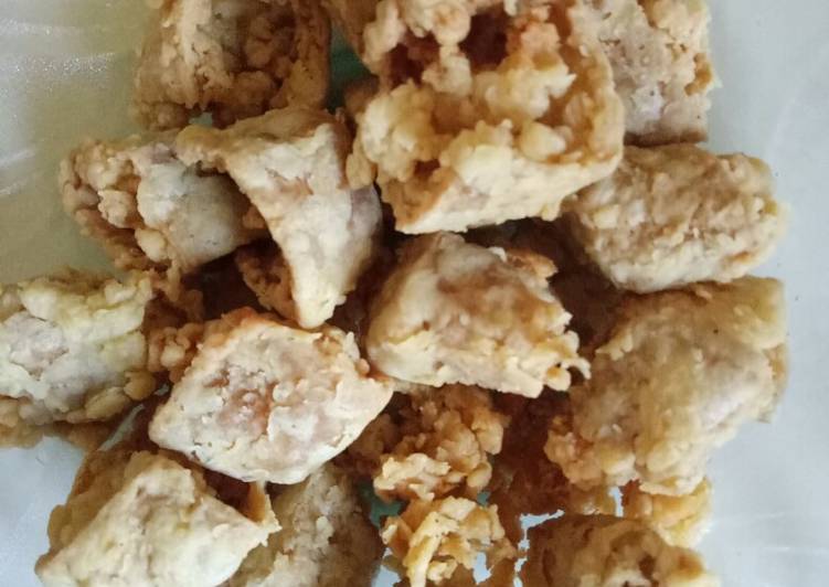 Langkah Mudah untuk Menyiapkan Tahu goreng crispy, Lezat Sekali