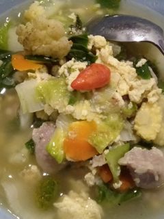 Foto resep Capcay Sayur dan bakso