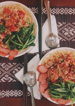 Hình của món Mì Ý sốt spaghetti.