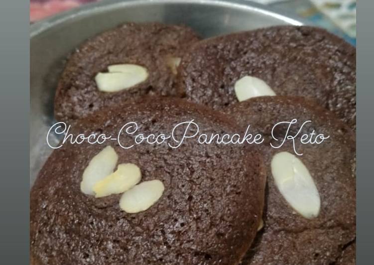 Langkah Mudah untuk Membuat Choco Coco Keto Pancake, Bikin Ngiler