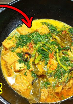 Foto resep Resep Gulai Santan Enak Daun Kenikir