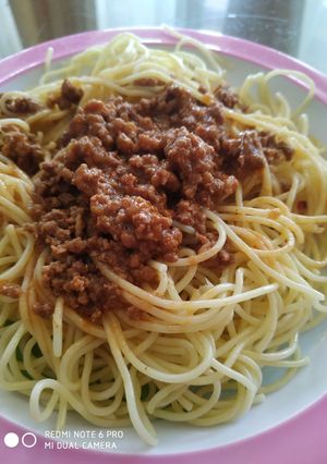 Φωτογραφία της συνταγής Μακαρόνια με κιμά 🍝🍝