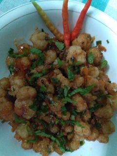 Foto resep Udang Goreng Tepung Saos Mentega