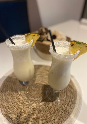 Une photo de Coktail piña colada SANS ALCOOL 🥥🍍