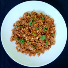 A picture of Egg kothu chapati.