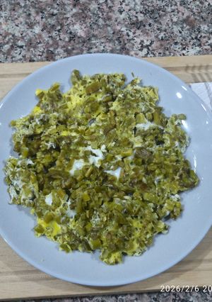 A picture of Green Asparagus Omelet.