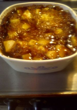 A picture of Pineapple casserole.