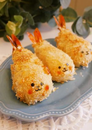 氣炸鍋「馬鈴薯炸蝦」可愛得好犯規！！ 的食譜成品照片